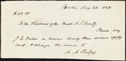 Massachusetts Anti-Slavery Society expense account of A. A. Phelps from March 1st to June 1st 1838, and additional financial document] [manuscript