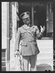 Chaplain George W. Williams, addressing students at a Negro elementary school in Indianapolis. Chaplain Williams comes from Sumter, South Carolina, where his father is a minister. U.S. Army chaplain school, Fort Benjamin Harrison, Indiana