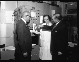 Dr J. B. Johnson with Nat[iona]l Heart Asso[ciatio]n President, Feb[ruary] 1964 [cellulose acetate photonegative]