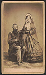 [Captain Joseph Henry Hurst of Co. A, 141st Pennsylvania Infantry Regiment in uniform and unidentified woman, possibly his sister]