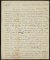 David Brydie Mitchell letter to John C. Calhoun, 1821