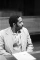 Anthony Ray Hinton sitting in the courtroom during his capital murder trial in Birmingham, Alabama.