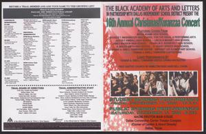 Program: 16th Annual Christmas/Kwanzaa Concert