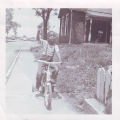 Young Boy Riding Bicycle