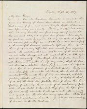 Letter to] My dear George [manuscript