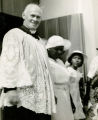 Rev. Cronin, S.J., at dedication of St. Francis Xavier Church, Miami, Florida, 1938