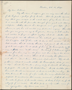 Letter from William Lloyd Garrison, Boston, [Mass.], to John Anderson Collins, Oct. 16, 1840