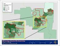 Pulaski County, AR educational attainment, 1960-1990