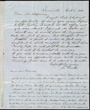 Letter to] Dear Mrs. Chapman [manuscript