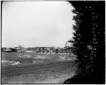 Construction of Brazil's pavilion for the 1904 World's Fair started