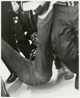 Black student protest in Wilbur Cross Library