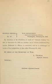 General orders. No. 47