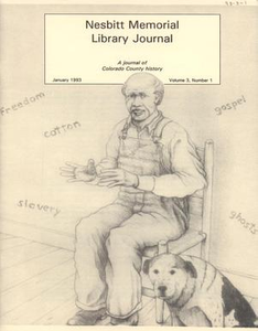 Nesbitt Memorial Library Journal, Volume 3, Number 1, January, 1993