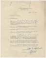 Resolution from the Central Unemployed Council in Mansfield, Ohio, to B.M. Miller in Montgomery, Alabama.