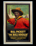 Movie Poster advertising Bill Pickett in The Bull-Dogger