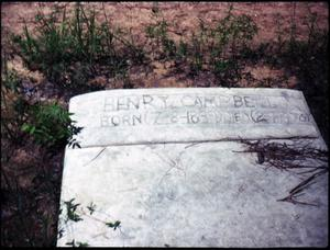 Grave of Henry Campbell, Marshall