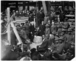 Laying of the cornerstone at the Harlem Branch YMCA, 135th Street, 1918