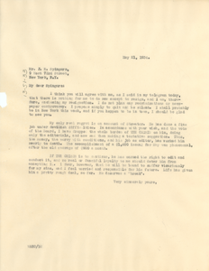 Letter from W. E. B. Du Bois to J. E. Spingarn