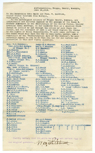 Letter from Citizens of Jeffersonville, Twiggs County, Georgia to Georgia Senators