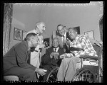 Musicians William Grant Still, L. Wolfe Gilbert, W. C. Handy, Frank Drye and Andy Razaf in Los Angeles, Calif., circa 1954