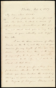 Letter from William Lloyd Garrison, Boston, to Lydia Maria Child, Feb. 6, 1857