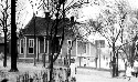 Unidentified Colored school with children playing