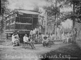 Copy photograph of "Scene from Bullock Co. Convict Camp."