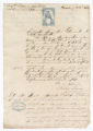 Deed of sale of a slave called Salomé by Ramón Pagés to León Crespo