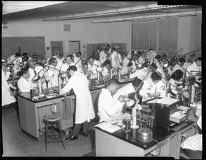 Howard U[niversity] College of Dentistry Scenes, Feb[ruary] 1963 [cellulose acetate photonegative]