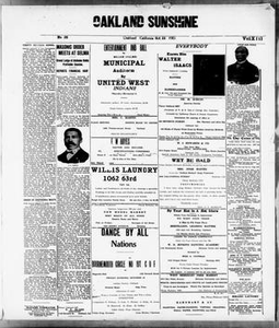 Oakland Sunshine (Oakland, Calif.), Vol. 13, No. 20, Ed. 1 Saturday, October 23, 1915