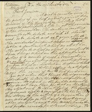 Letter to] Friend Garrison [manuscript
