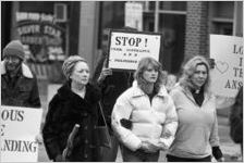 Ebenezer Baptist Church protest following the acquittal of the Greensboro massacre killers, Atlanta, Georgia, November 19, 1980.