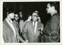 Reception for Julian Bond at Portland State University, 1969