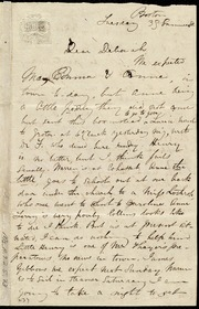 Letter to] Dear Deborah [manuscript