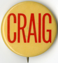 Earl Craig campaign button