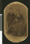 Joseph B. Bass and mother, 1870/1880, Topeka, Kansas