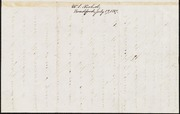 Letter to] Hon Sir [manuscript