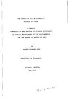 The impact of oil on Nigeria's pattern of trade, 1979