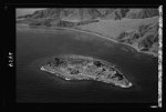 Flight to Ma'an el-Hadj, Petra, Wadi Rum and Akaba. Faraoun Island in Gulf of Akaba. Looking S.W. showing distinctly the Crusader castle