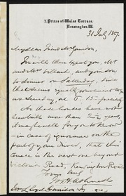 Letter to] My Dear Friend Mr. Garrison [manuscript