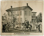 Mr. Lincoln. Residence and Horse by Louis Kurz and Charles Shober