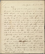 Letter to] My dear wife [manuscript