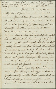 Letter from William Lloyd Garrison, Boston, [Mass.], to Helen Eliza Garrison, June 30, 1865