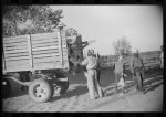 [Untitled photo, possibly related to: Negroes brought in by truck from nearby towns as day labor for cotton picking. Marcella Plantation, Mileston, Mississippi Delta, Mississippi]