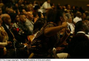 Dancers amidst audience