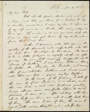 Letter to] My dear Wife [manuscript