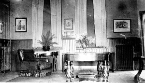 Parlor at Phyllis Wheatley House, 809 Bassett Place (?), Minneapolis