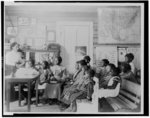 [Young students in a classroom at the Tuskegee Normal and Industrial Institute]