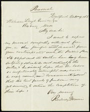 Letter to] My dear Sir [manuscript