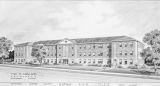 Thumbnail for Drawing of the proposed Science Building at Alabama A & M College in Normal, Alabama.